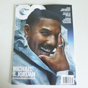 4/$15 GQ magazine March 2025 featuring Michael B. Jordan